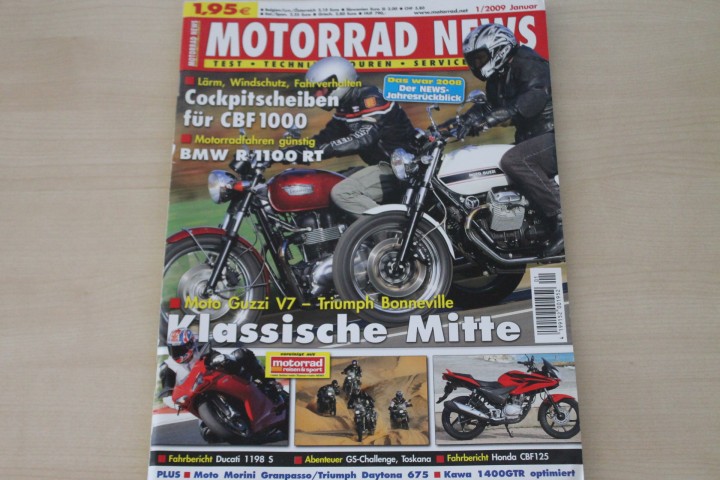 Deckblatt Motorrad News (01/2009)